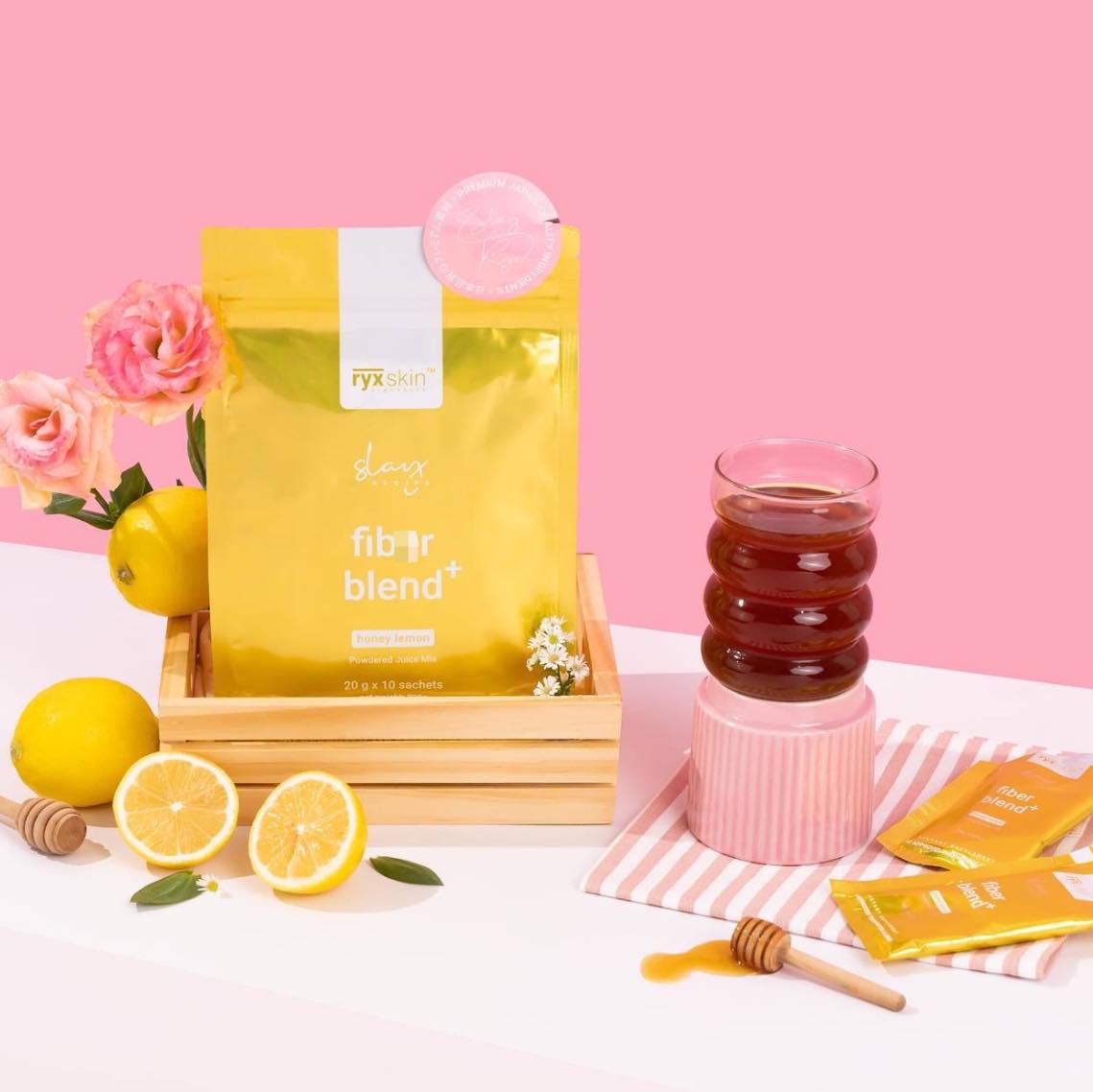 RyxSkin - FiberBlend Honey lemon 10's