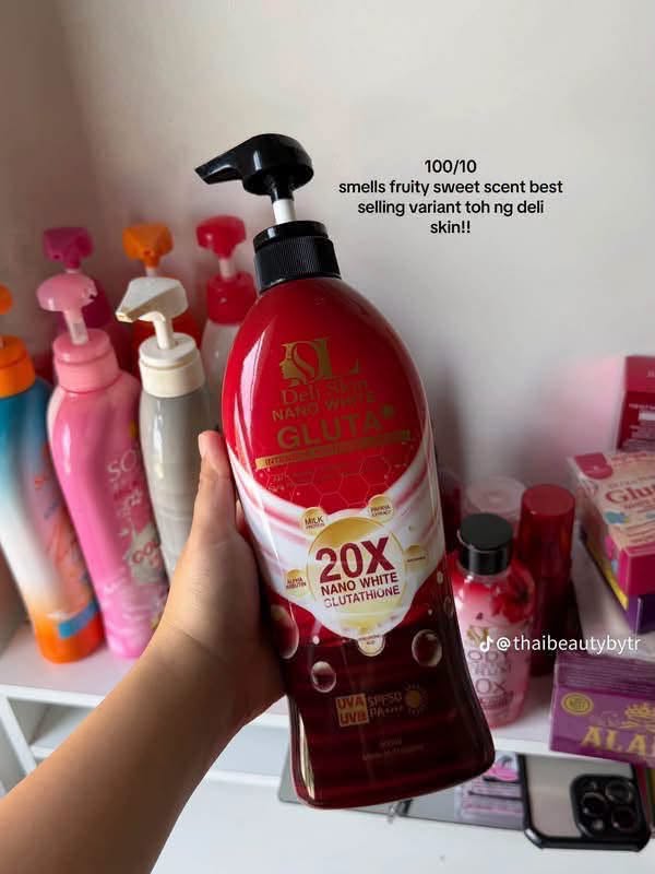 Deli Skin Nano White GLUTA Intensive Whitening Lotion SPF50 500ml