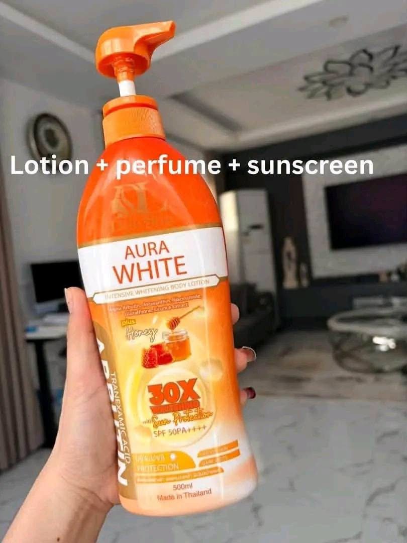 Deli Skin Aura White Intensive Whitening Body Lotion SPF50 PA++++ 500ml