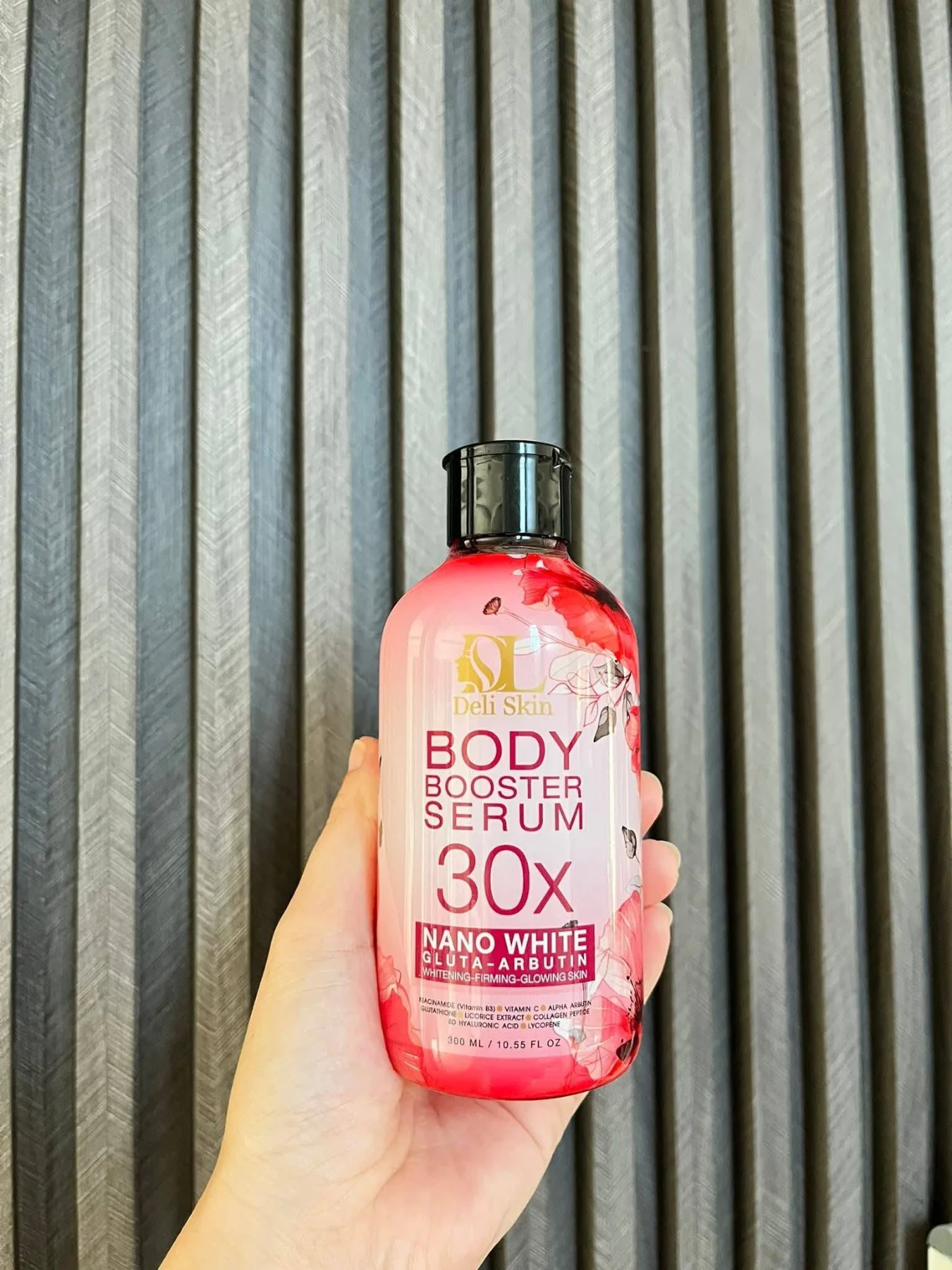 Deli Skin Body Booster Serum 30x Nano White Gluta Arbutin 300ml