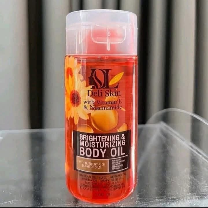 Deli Skin Vitamin E & Niacinamide Brightening & Moisturizing Body Oil 100ml