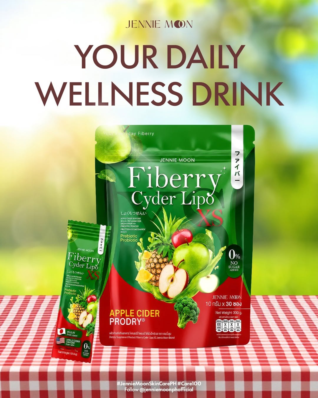 Jennie Moon Fiberry apple cider vinegar lipo 