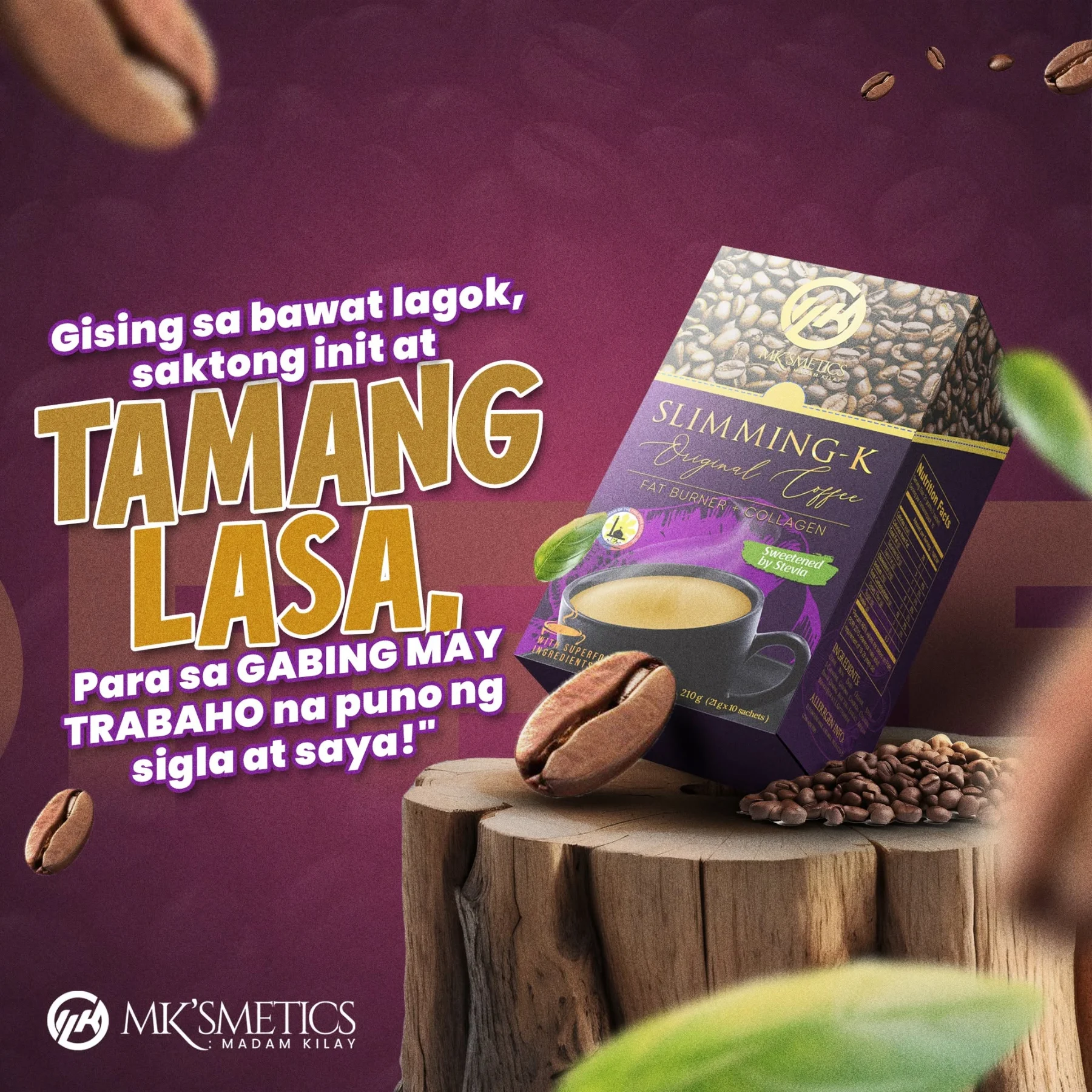 Madam Kilay - Slimming K Original Coffee (Choose a Size)
