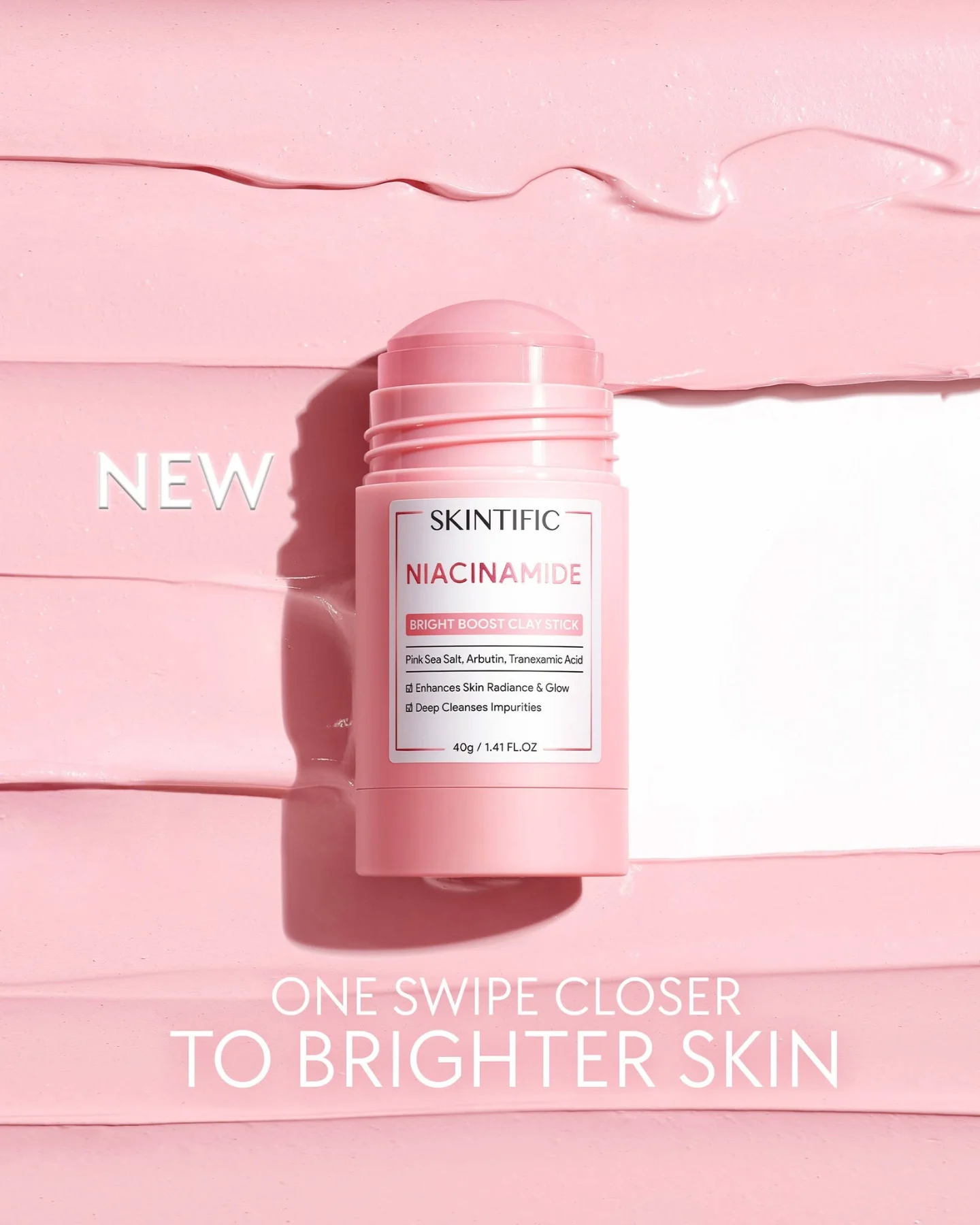 Skintific - Niacinamide Bright Boost Clay Stick 40g