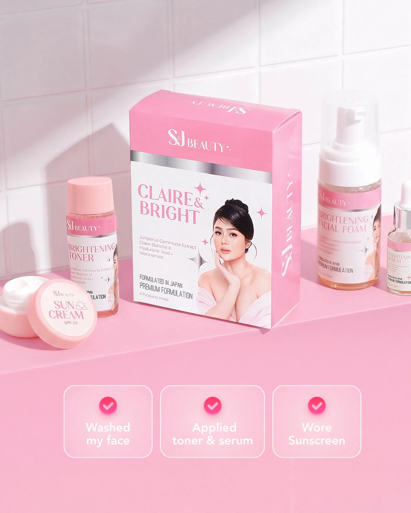 S&J Beauty Claire Bright Set