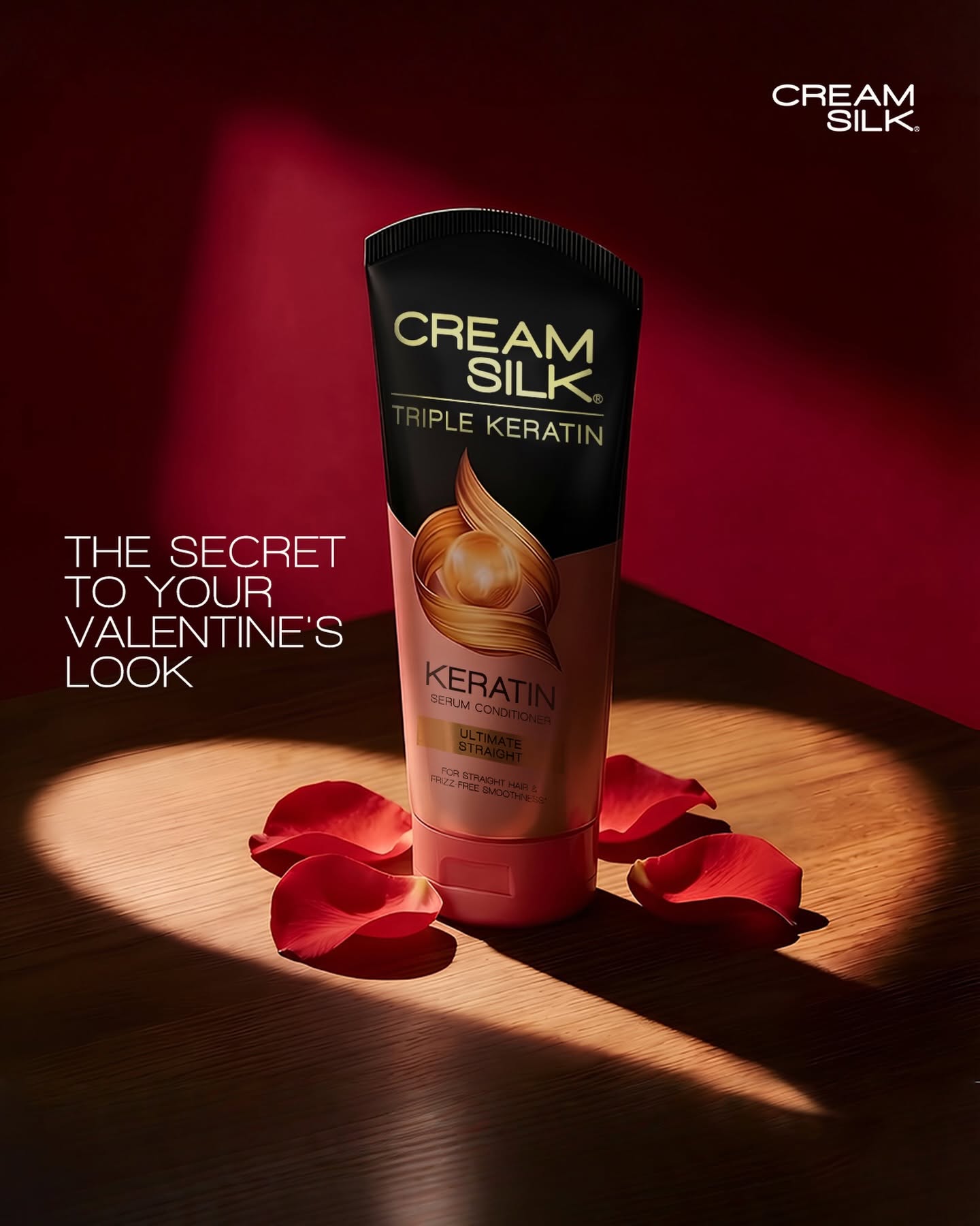 CreamSilk Triple Keratin Rescue Conditioner Ultimate Straight 340ml