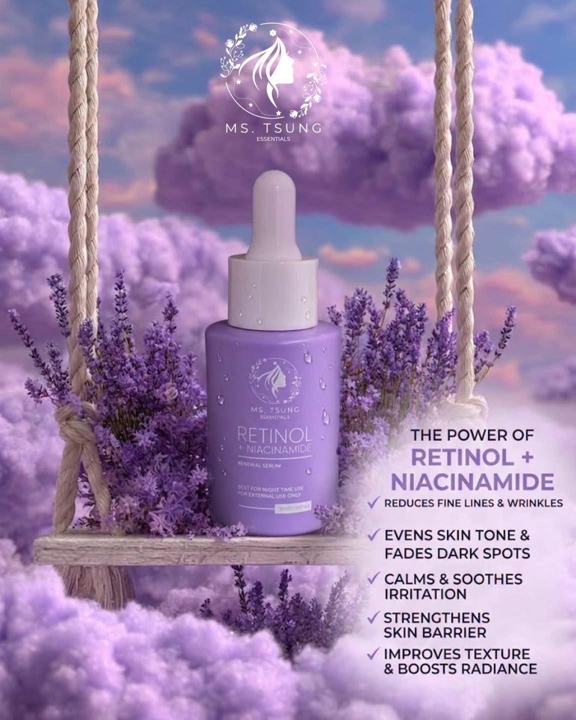 Ms Tsung - Retinol + Niacinamide Renewal Serum 30ml