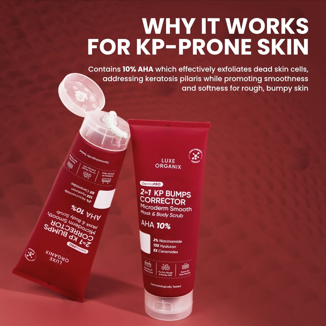 Luxe Organix - 2in1 KP Bumps Corrector Microderm Smooth Mask & Body Scrub 200ml