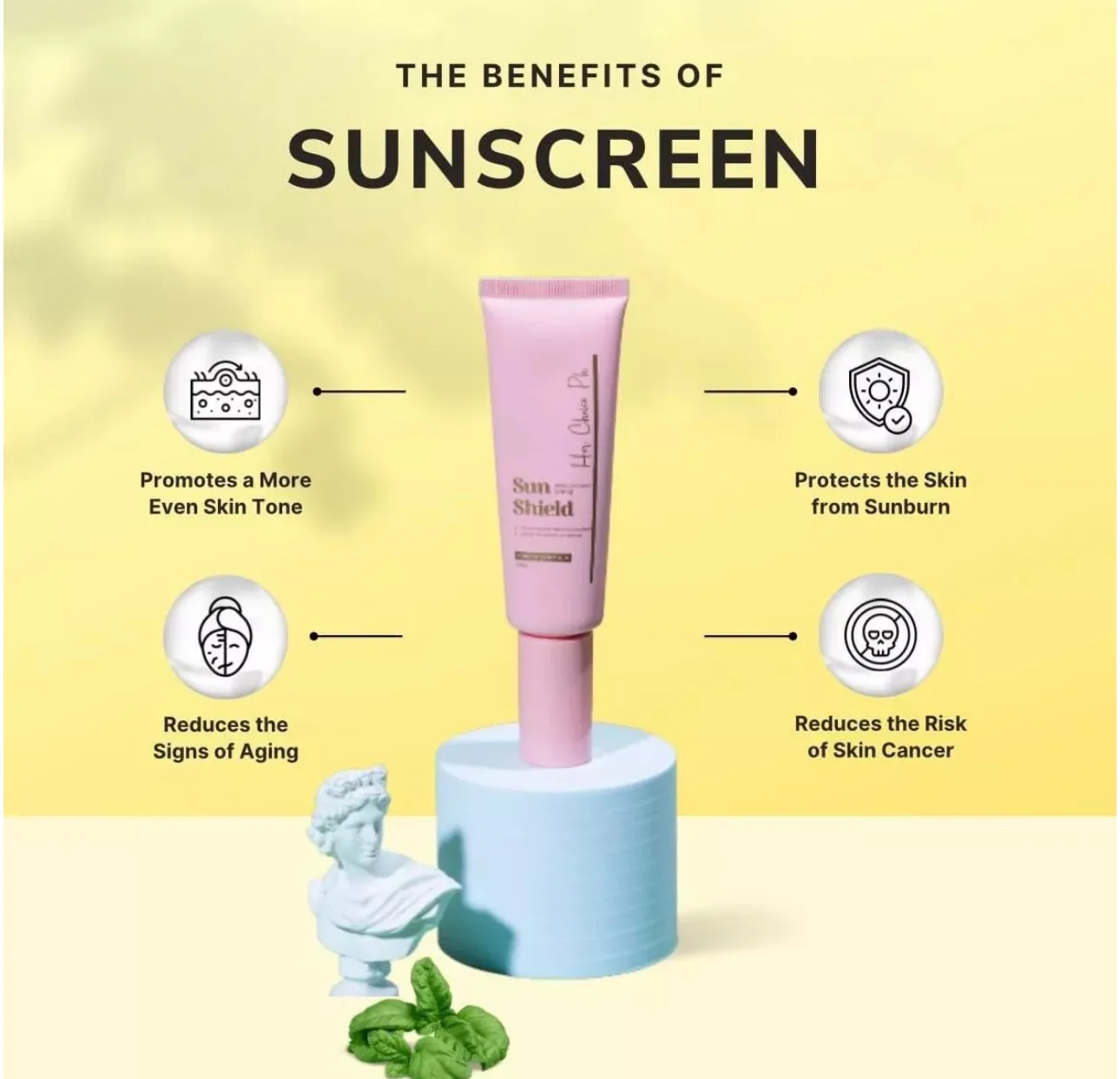 Her Choice PH Sunshield SPF50 50ml