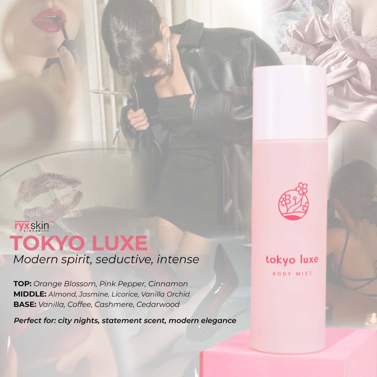 Ryx Skin - Tokyo Luxe Body mist perfume